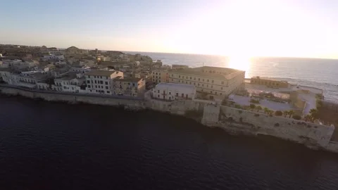 Ortigia Coast. Stock Footage 170559995