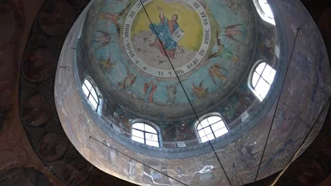 Ortodox church inside image 库存影片 130863213