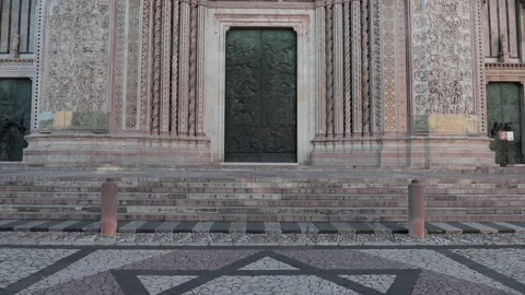 Orvieto Cathedral Stock Footage 130790280