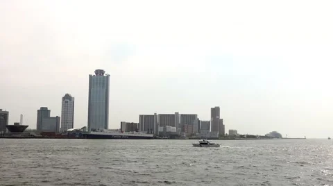 Osaka Bay Stock Footage 58954772