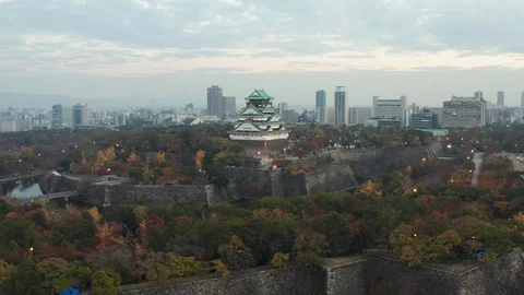 Osaka Castle A 스톡 동영상 102178984