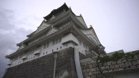Osaka Castle Stock Footage 111723681