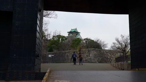 Osaka Castle Stockbeeldmateriaal 131006899