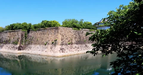 Osaka Castle Park Video stock 295761026
