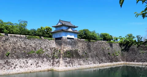 Osaka Castle Park Stock Footage 295761286