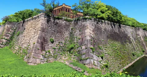 Osaka Castle Park Stock Footage 295762536
