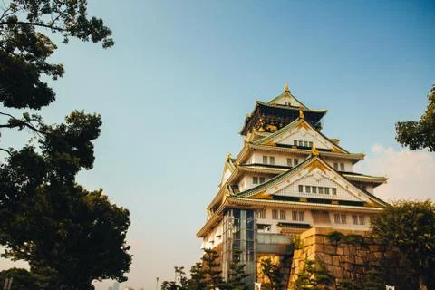Osaka Castle Stock Photos