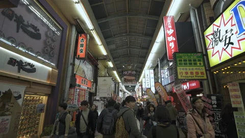 Osaka Dotonbori Stock Footage 234714558