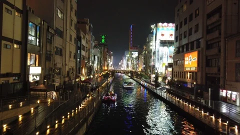 Osaka Dotonburi River Видео 101725438