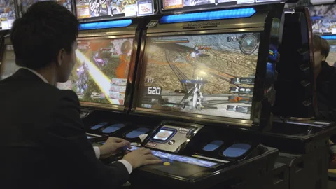 Osaka Game Center Stock Footage 234715850