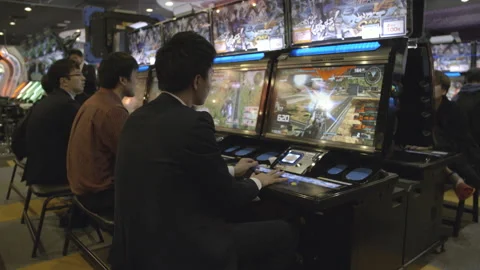 Osaka Game Center Stock Footage 234716091
