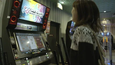 Osaka Game Center Stock Footage 234716990