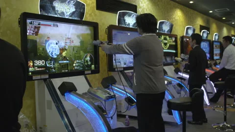 Osaka Game Center Stock Footage 234717058
