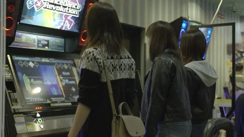 Osaka Game Center Stock Footage 234717414