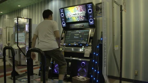 Osaka Game Center Stock Footage 234717505
