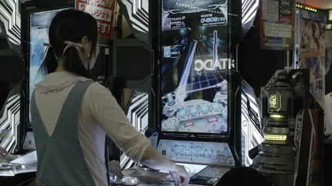 Osaka Game Center Stock Footage 234717509