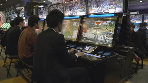Osaka Game Center Stock Footage 234718352