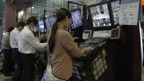 Osaka Game Center Stock Footage 234718359
