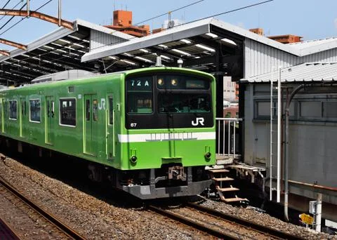 Osaka Loop Line Train, Osaka, Japan 写真素材