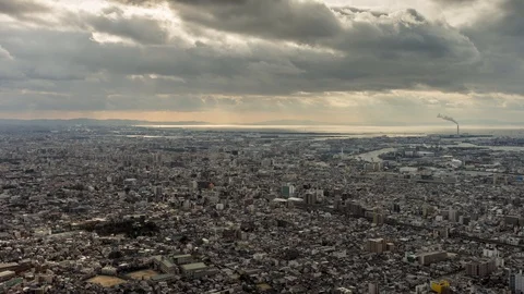 Osaka timelapse Japan Stock Footage 119626996
