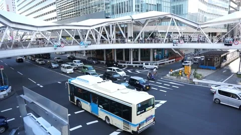 Osaka's traffic Stockbeeldmateriaal 47744757