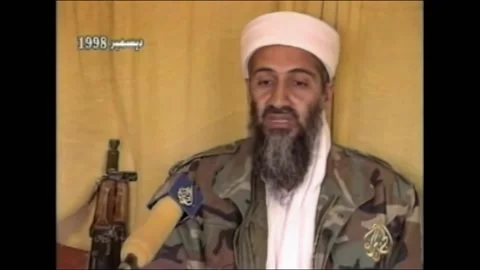 Osama Bin Laden Speech Part1 Stock Footage 232128684