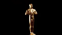 Oscar Academy Awards Statue Rotating wit  Stock Video  Pond5