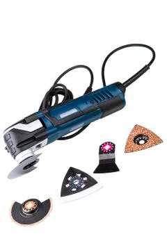 Oscillating multi-function power tool Stock-Fotos