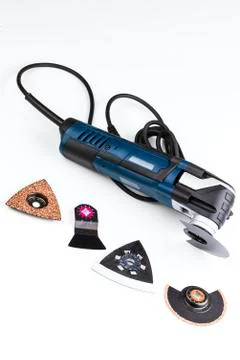 Oscillating multi-function power tool Stock Photos