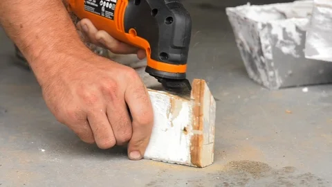 Oscillating Saw Bahn Video stock 89298184