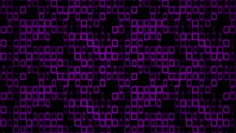 Oscillating Square Elements Background - Purple Stock Footage 111365102