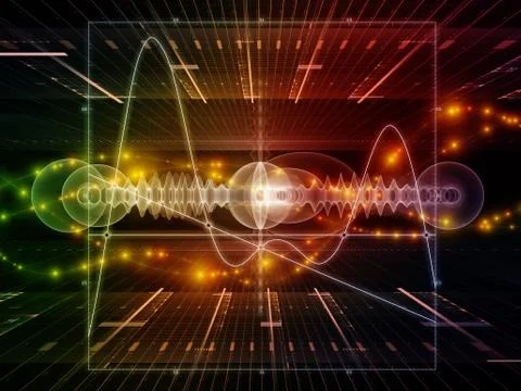 Oscillation Graph イラスト素材