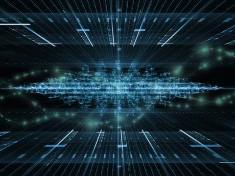 Oscillation Graph Stock Illustration