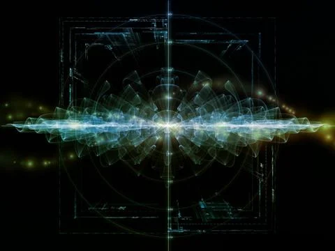 Oscillation Signal 스톡 일러스트