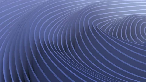 Oscillations and ripples of abstract waves in space Stock Footage 124720679