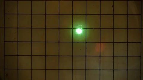 Oscillograph. Data graph. Green abstract glowing pattern. Statistics pattern. Stock Footage 142685067