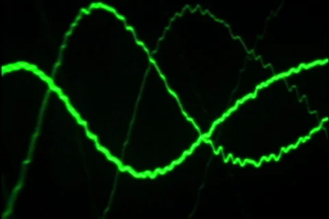 Oscilloscope 7 Vídeo Stock 101049