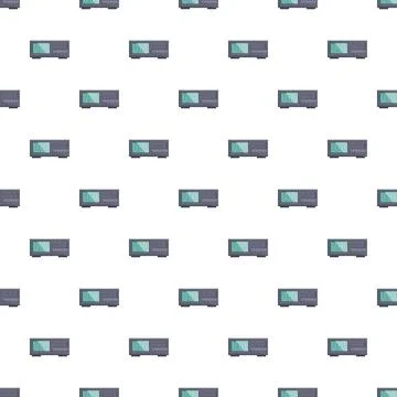 Oscilloscope displaying waveform signal electronic pattern Stock Illustration