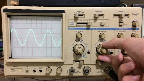 Oscilloscope Stock Footage 125723820