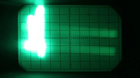 Oscilloscope graphics Stock Footage 22514768