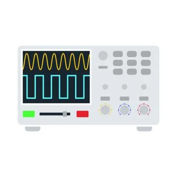 Oscilloscope Icon Stock Illustration
