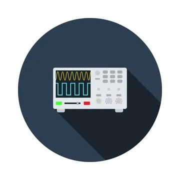 Oscilloscope Icon 스톡 일러스트