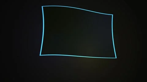 Oscilloscope screen displaying geometric light patterns in a dark environment 스톡 동영상 340526513