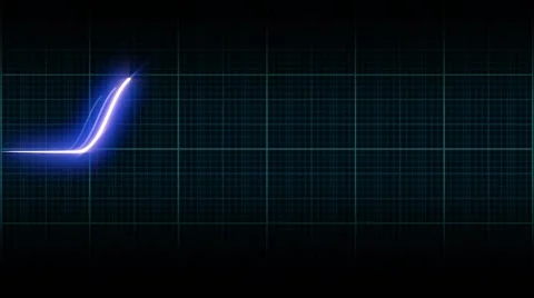 Oscilloscope screen Video stock 60086976