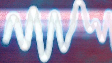 Oscilloscope vj loop Stockbeeldmateriaal 91661559