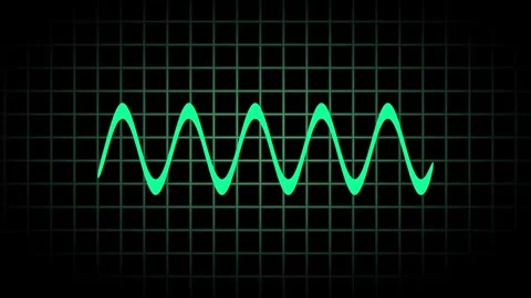 Oscilloscope Waveform Stock Footage 335609444
