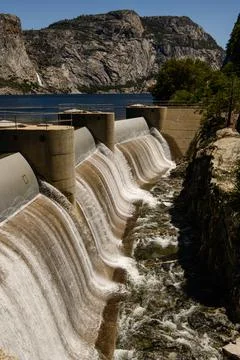 O'shaughnessy Dam Hetch Hetchy 写真素材