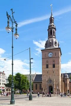 Oslo Cathedral Foto stock