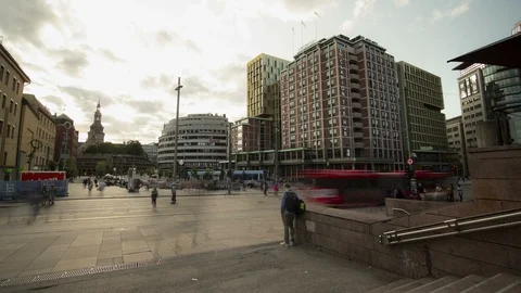 Oslo Cbd time-lapse Vidéo 113362206
