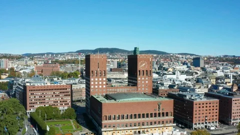 Oslo City Hall Video stock 127192176